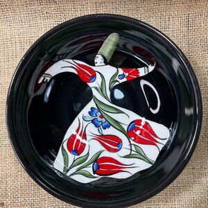 Whirling Dervish 6" Bowl Handpainted Lead Free